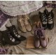 Modo Angelonia Flower Wall Short Boots(Leftovers/4 Colours/Full Payment Without Shipping)